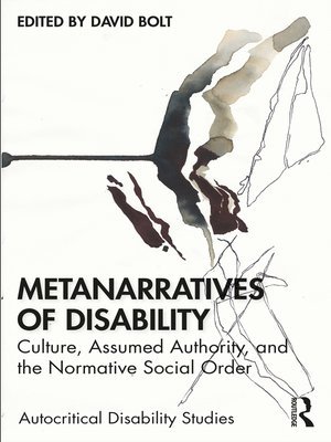 cover image of Metanarratives of Disability